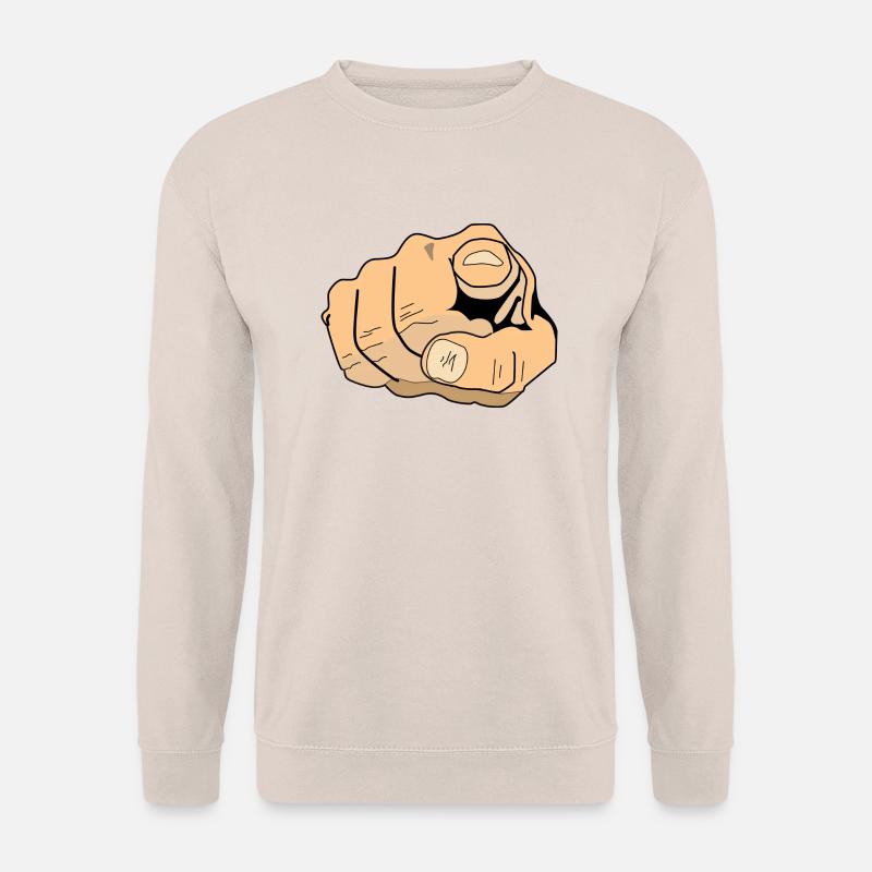 Zeigefinger - Unisex Pullover - Sand