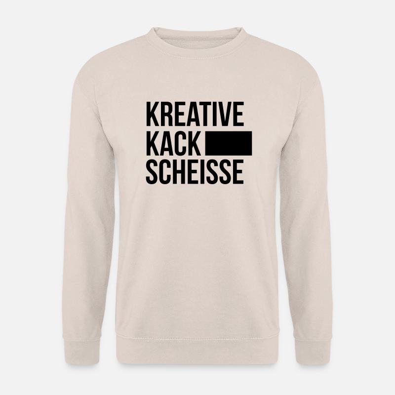 KREATIVE KACK SCHEISSE - Unisex Pullover - Sand