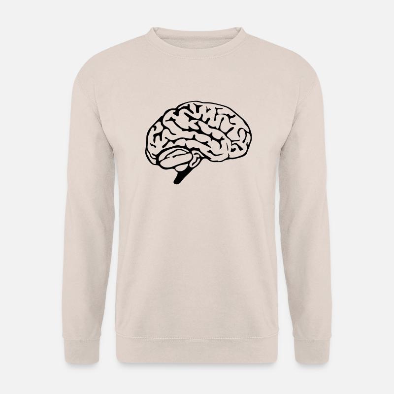 brain design - Unisex Pullover - Sand
