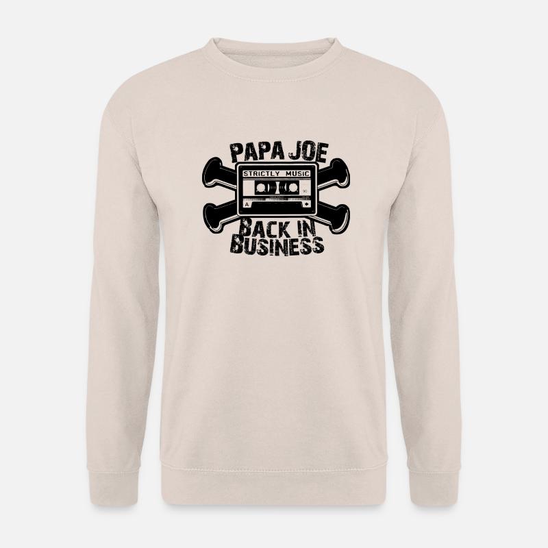 papa joe back in business - Unisex Pullover - Sand