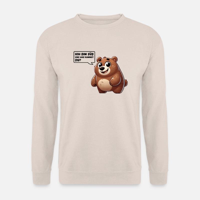 Bear Comic Cute - Unisex Sweatshirt - sand