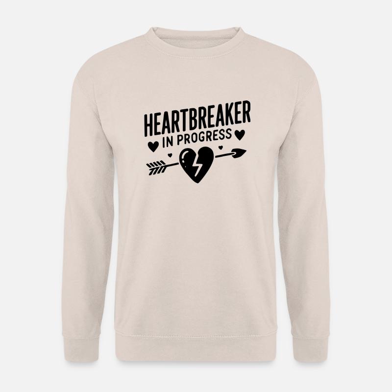 Herzensbrecher in Arbeit - Unisex Pullover - Sand