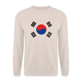 Corée du Sud - Sweat-shirt Unisexe - sable - Devant - Alina (178cm) & Michal (187cm)