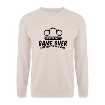 last_night_in_freedome_f1 - Unisex Pullover - Sand - Vorne - Alina (178cm) & Michal (187cm)