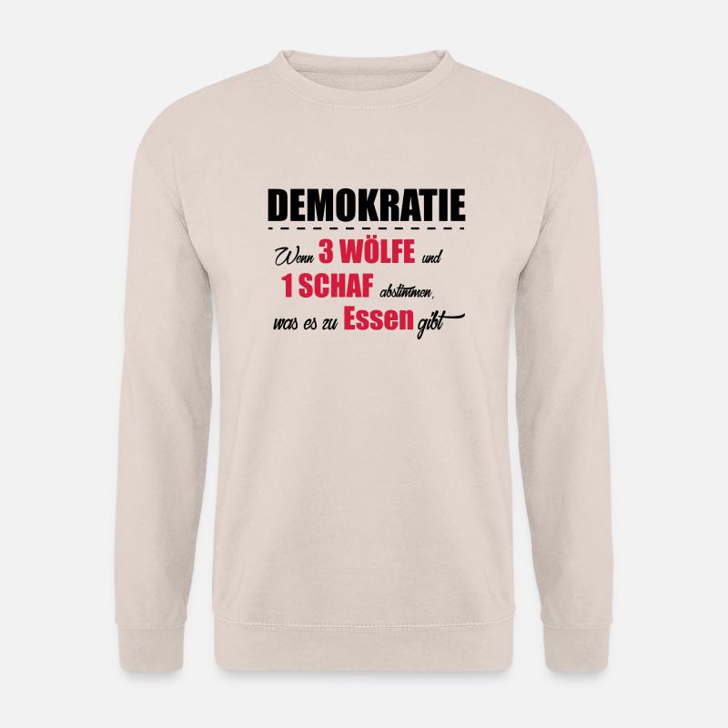 Demokratie - Unisex Pullover - Sand