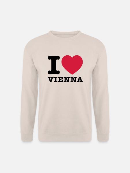 J'aime Vienne 2 - Sweat-shirt Unisexe - sable