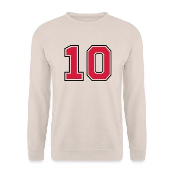 10__f2 - Unisex Pullover - Sand - Vorne - Alina (178cm) & Michal (187cm)