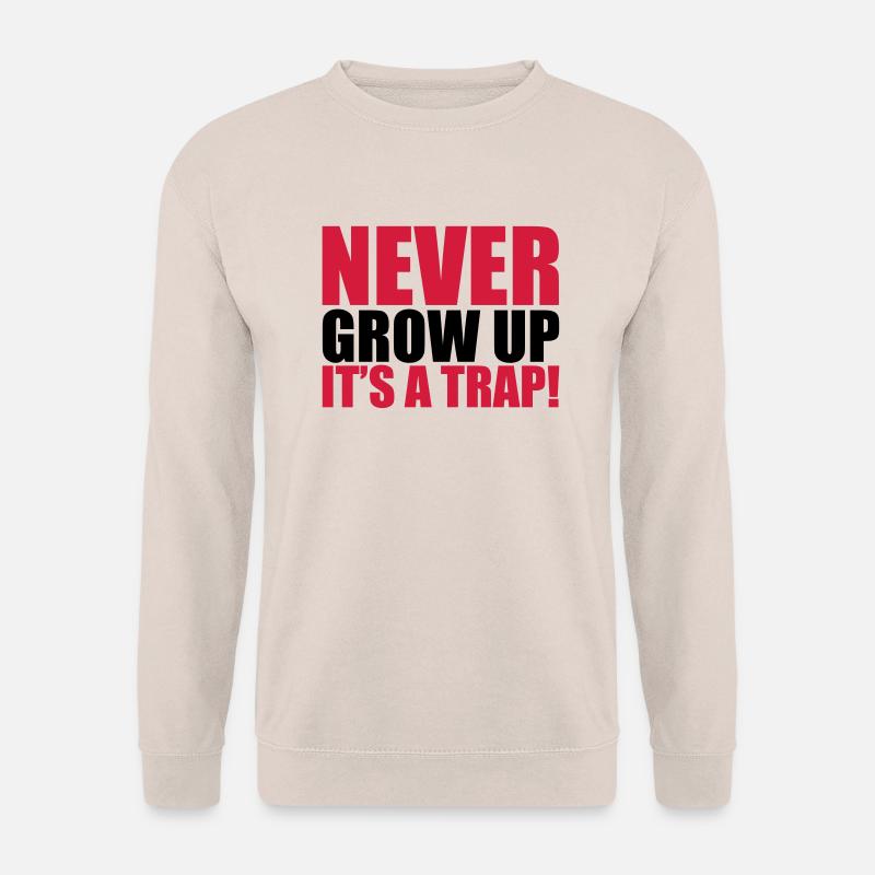 Never Grow Up - Unisex Pullover - Sand