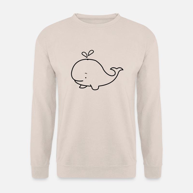 suesser_wal_01 - Unisex Pullover - Sand