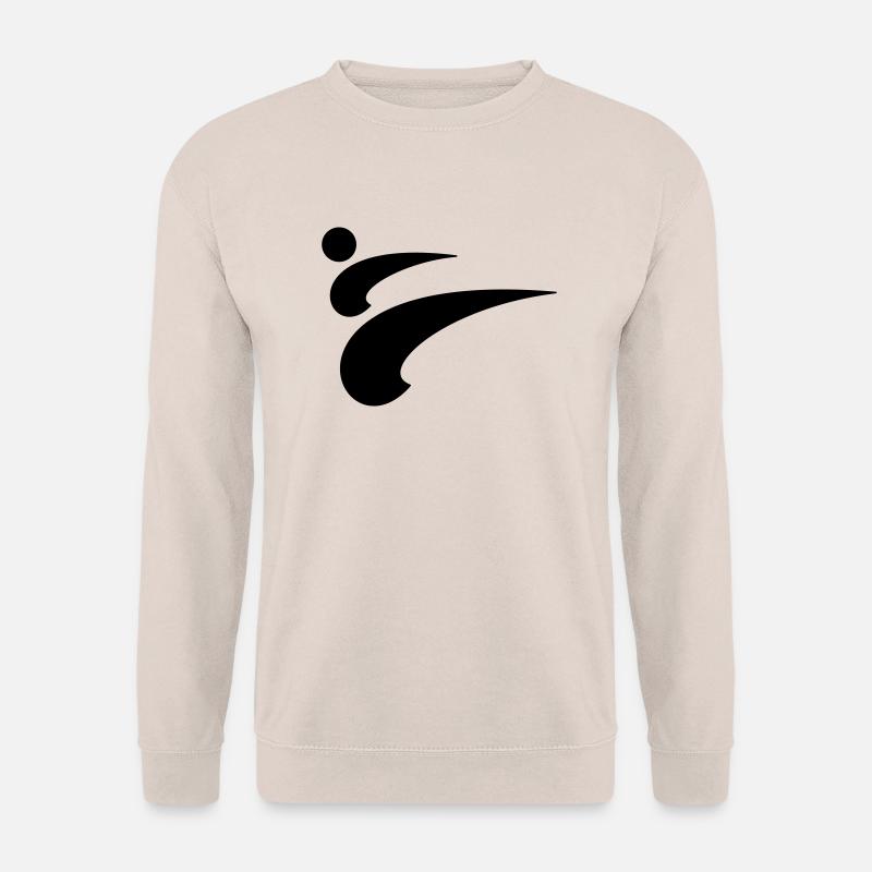 taekwondo kick - Unisex Pullover - Sand