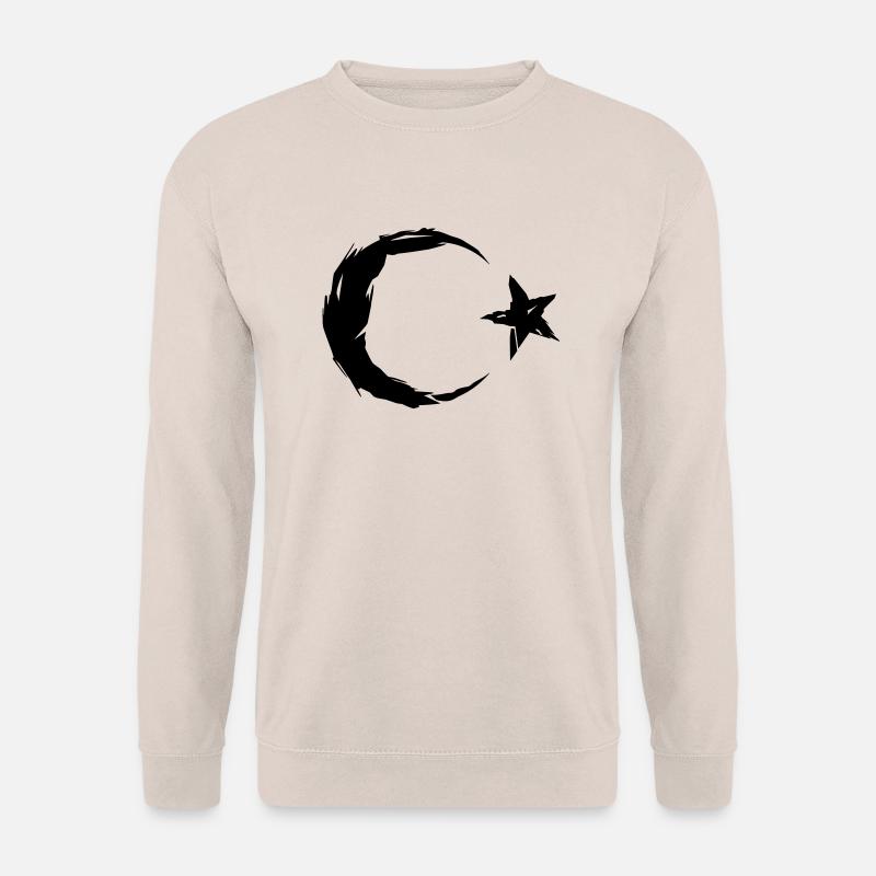 Turkey Flag - Unisex Pullover - Sand