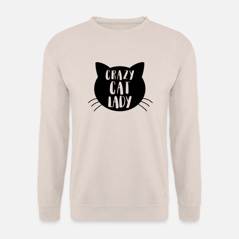 Crazy cat Lady - Unisex Pullover - Sand