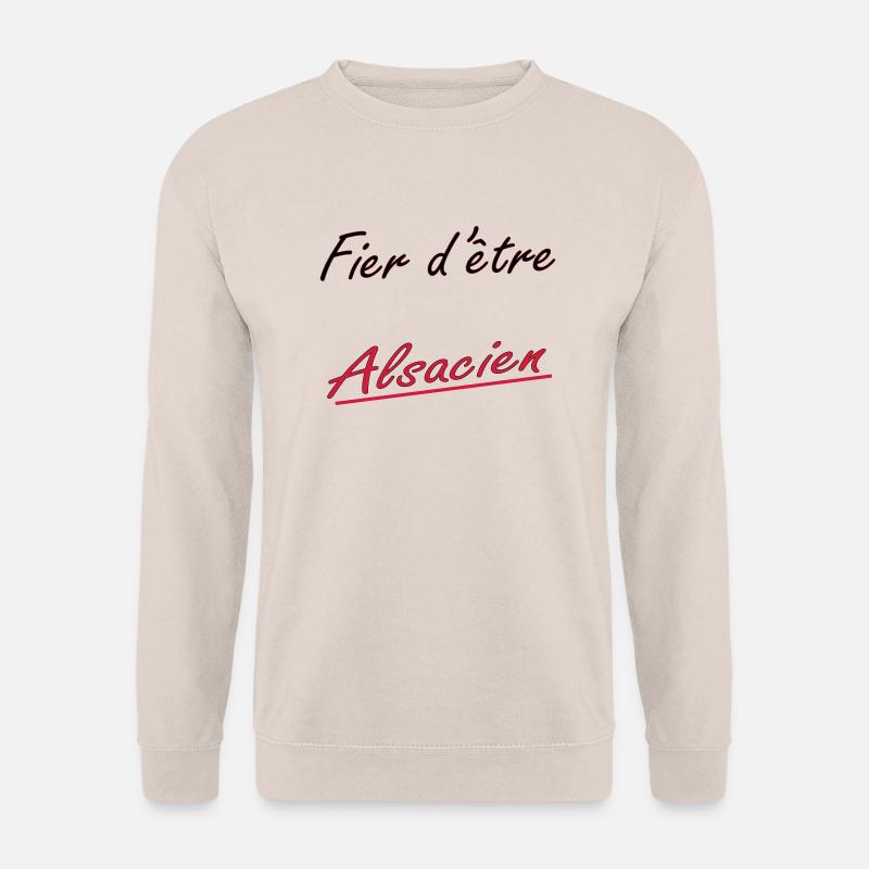fier d'être alsacien - Unisex Pullover - Sand