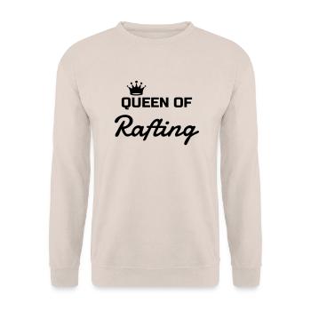 Rafting - Rafter - Raft - Sport - Winner - Unisex Sweatshirt - sand - Front - Alina (178cm) & Michal (187cm)