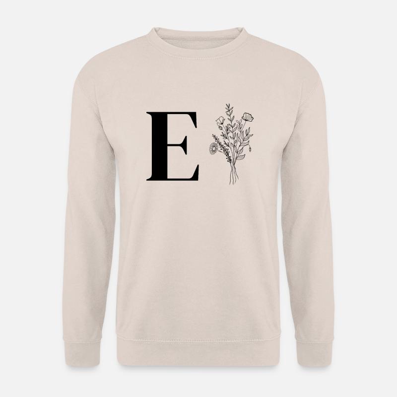 Minimalistische Blumen - Unisex Pullover - Sand
