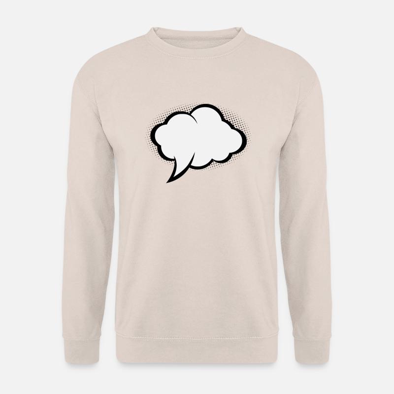 Comic speech bubble - Unisex Sweatshirt - sand