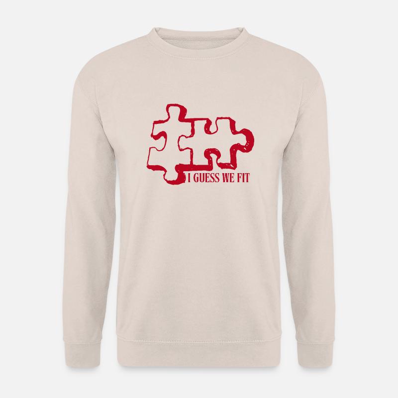 Puzzlestücke - Unisex Pullover - Sand