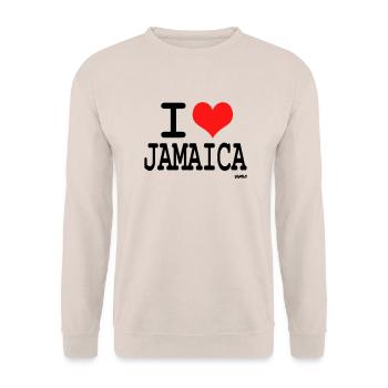 jamaica - Unisex Pullover - Sand - Vorne - Alina (178cm) & Michal (187cm)