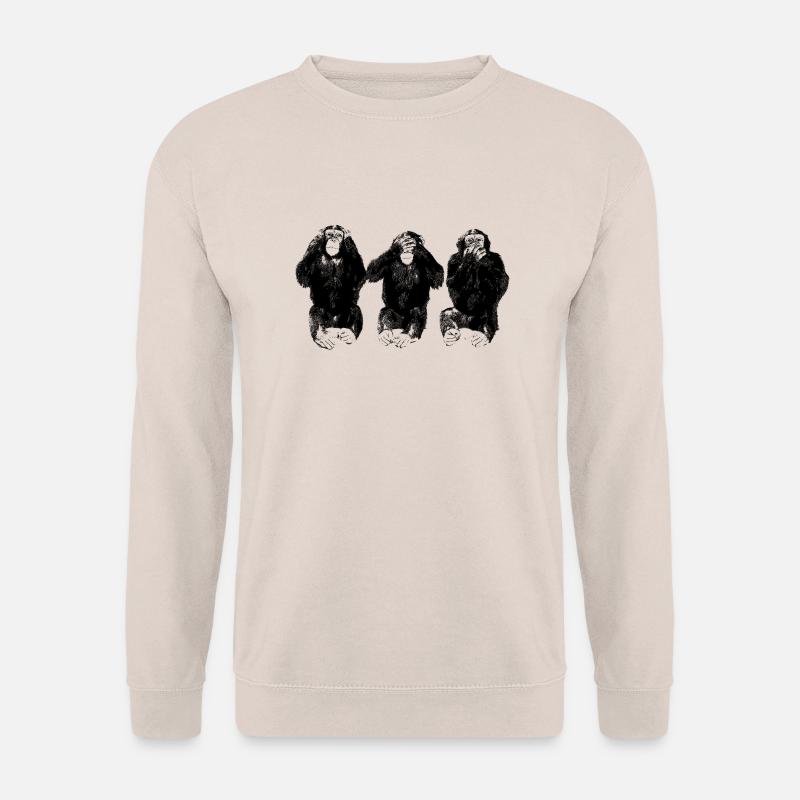 Drei Affen - Unisex Pullover - Sand