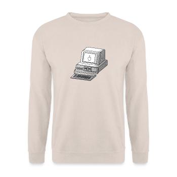 cyberpunk hackfleisch - Unisex Pullover - Sand - Vorne - Alina (178cm) & Michal (187cm)
