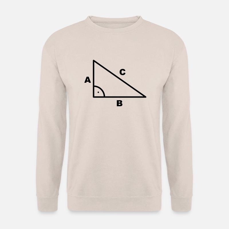 Math symbol - triangle - right angle - Unisex Sweatshirt - sand