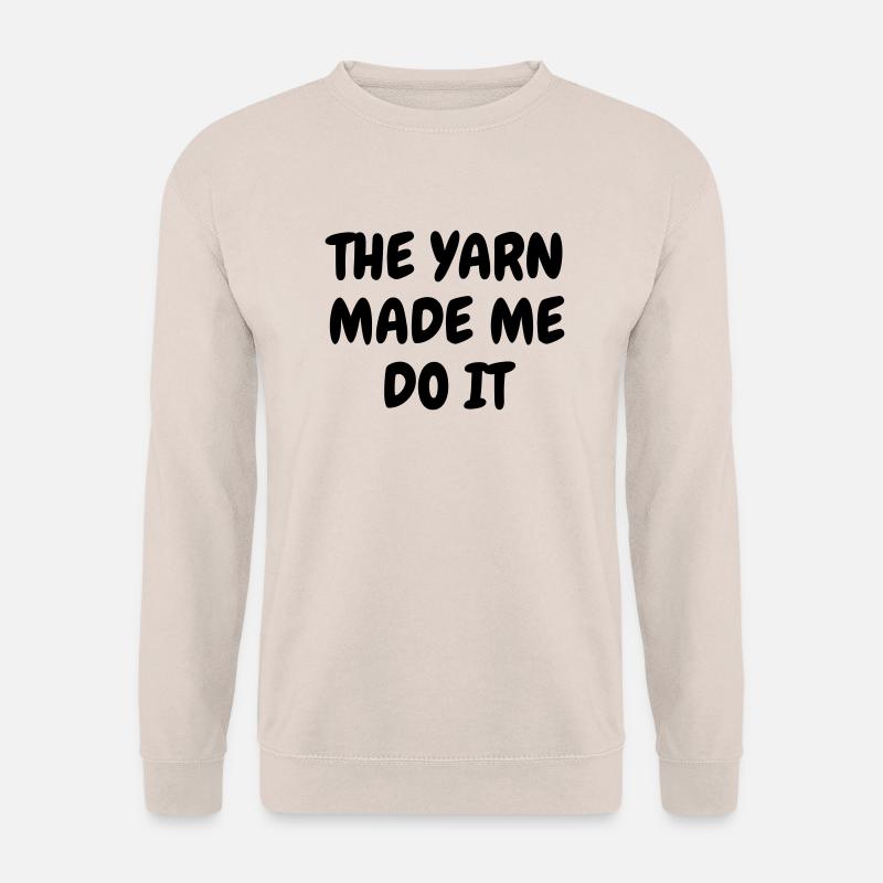 Stricken / stricker / Sticken / mode - Unisex Pullover - Sand