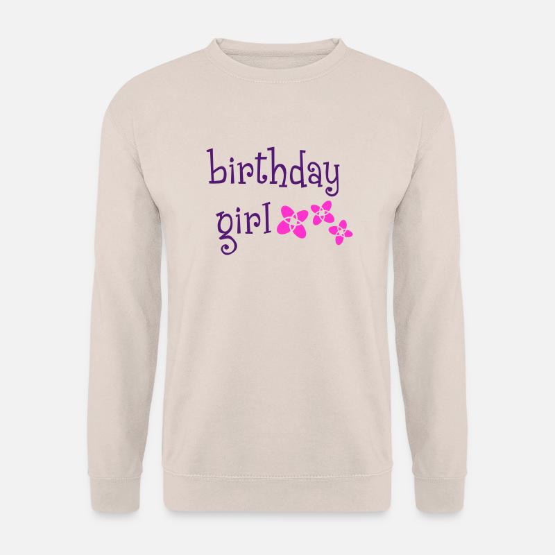 "Birthday Girl" - Unisex Pullover - Sand