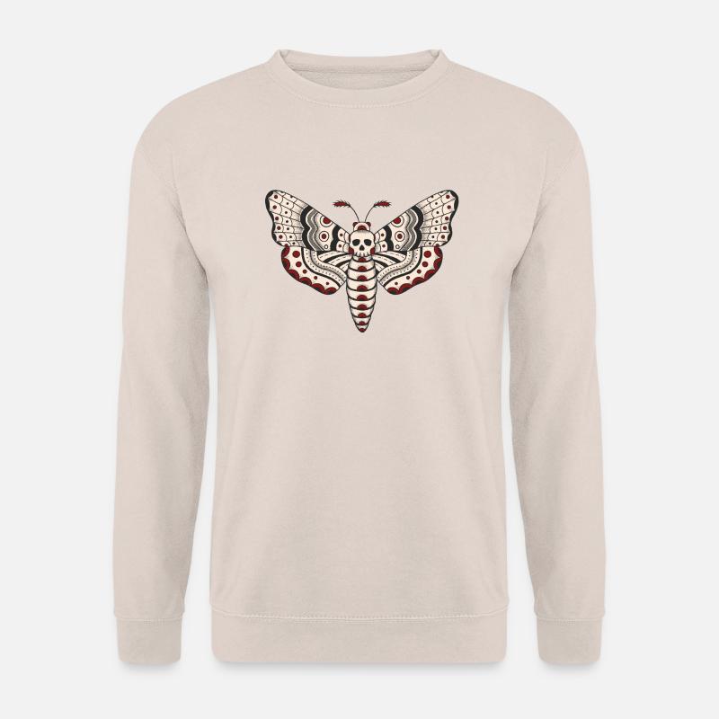 Death Head Moth - Unisex Pullover - Sand