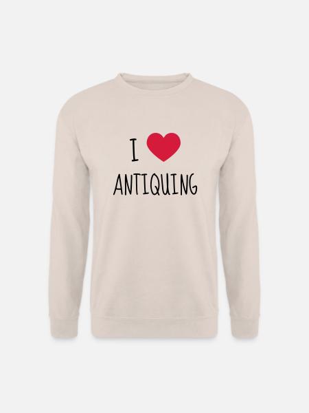 Flohmarkt / Trödler / Antiquar / Antike - Unisex Pullover - Sand