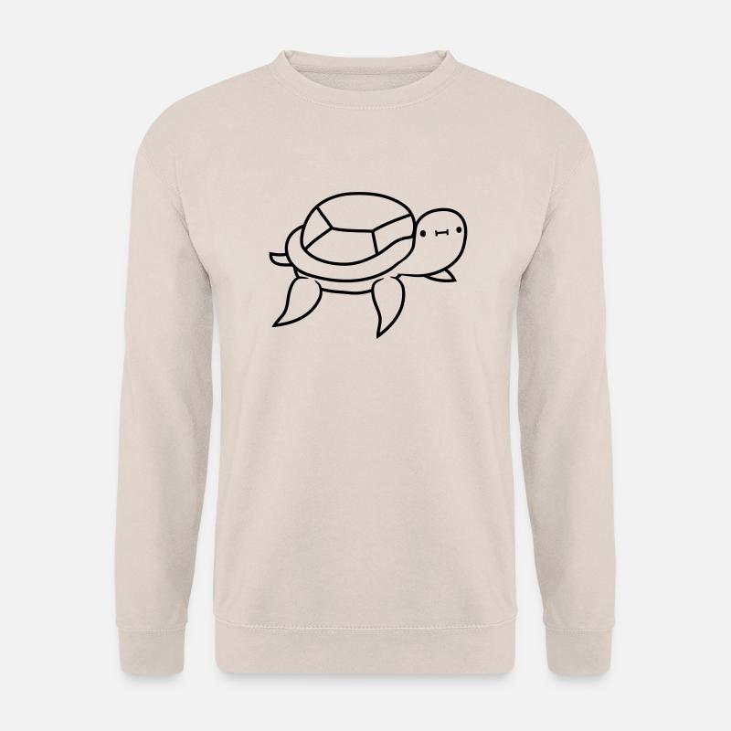wasserschildkroete kleine - Unisex Pullover - Sand