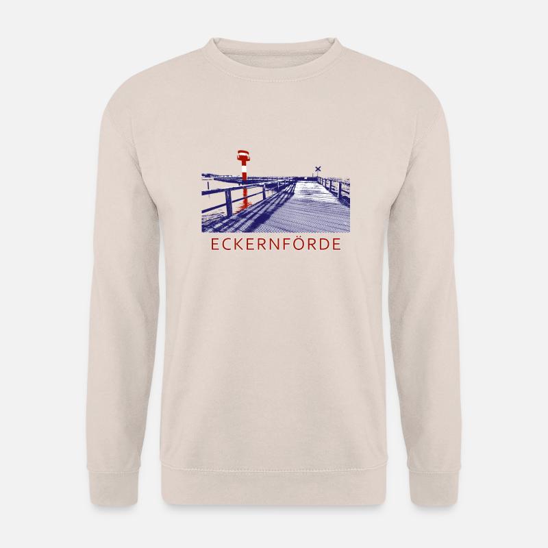Leuchtturm am Yachthafen - Unisex Pullover - Sand