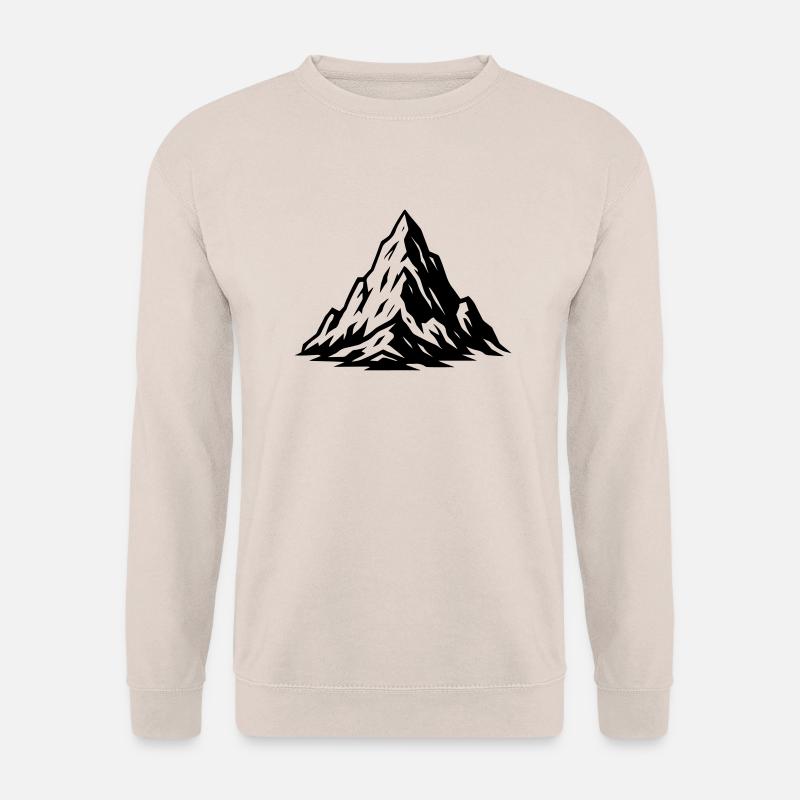 Berg Symbol Gebirge - Unisex Pullover - Sand