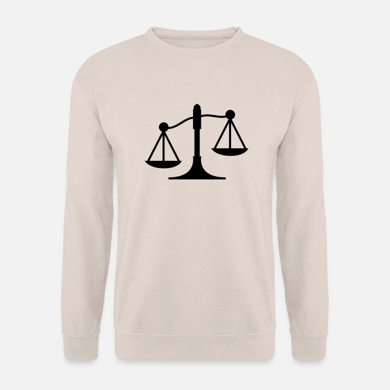 lawyer scales profession - Unisex Pullover - Sand