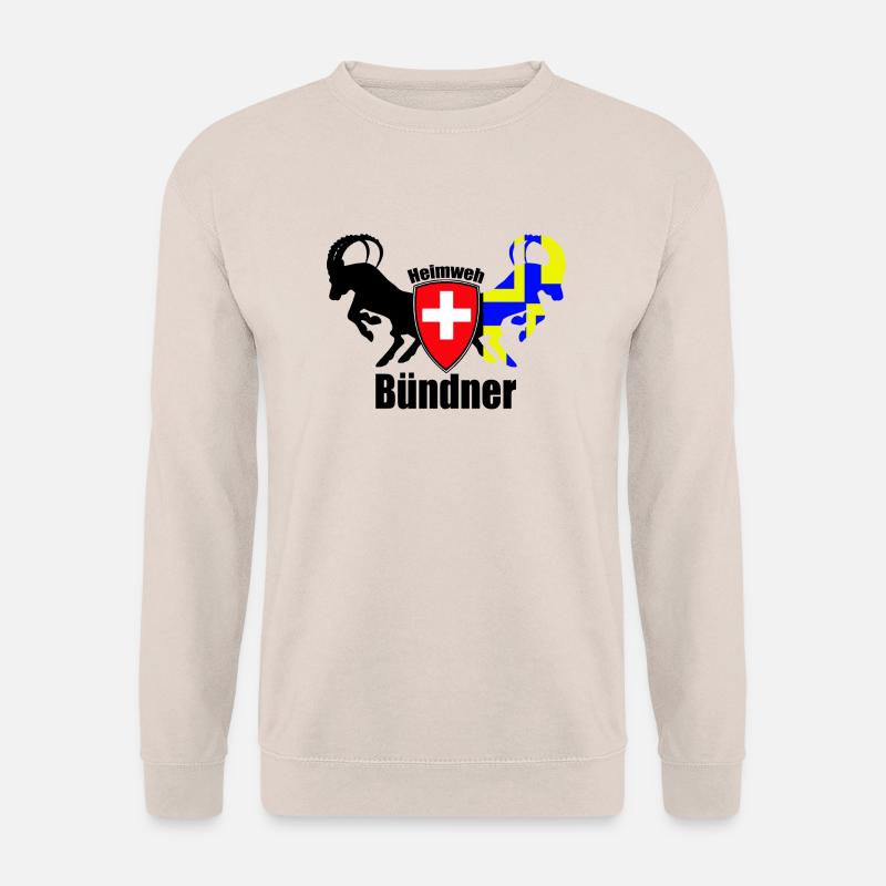 heimweh bündner - Unisex Pullover - Sand