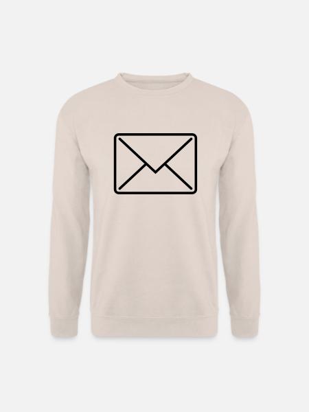 briefumschlag_icon1 - Unisex Sweatshirt - sand