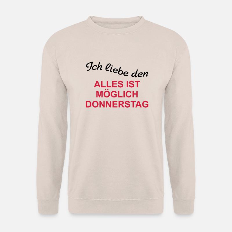 Alles ist möglich Donnerstag - Unisex Pullover - Sand