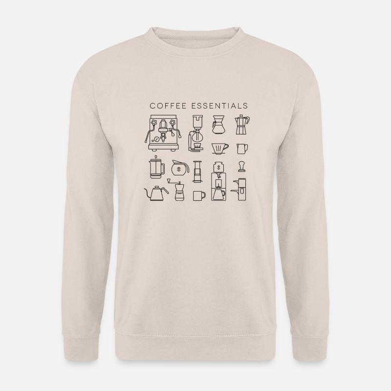 Hipster Coffee Essentials - Unisex Pullover - Sand