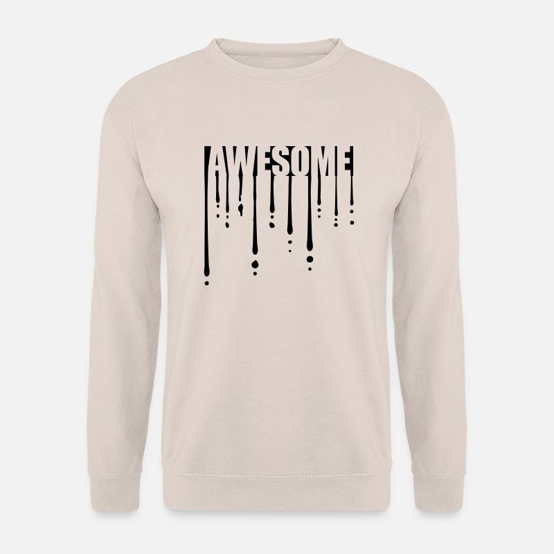 Drops Awesome Graffiti - Unisex Sweatshirt - sand