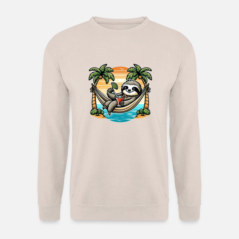 Faultier in Hängematte - Unisex Pullover - Sand