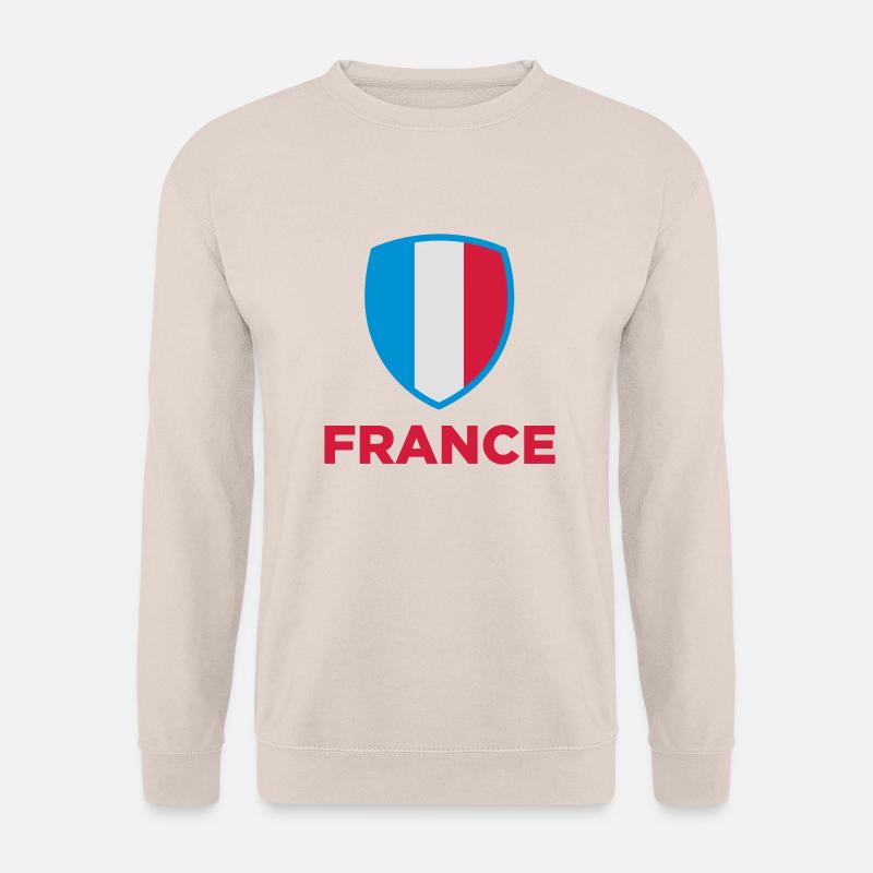Nationalflagge von Frankfreich - Unisex Pullover - Sand