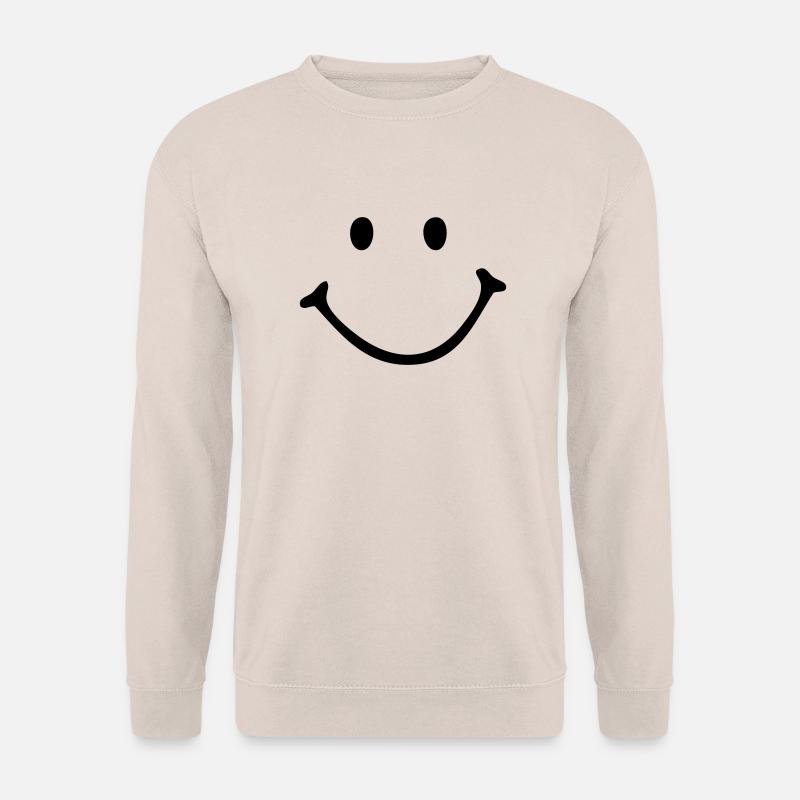 Smiley - Smile - Unisex Pullover - Sand