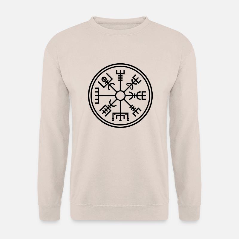 Vegsvisir - der Wikinger "Kompass" - Unisex Pullover - Sand