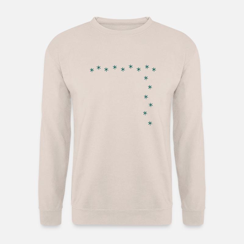 Snowflake Starglitter - Unisex Pullover - Sand