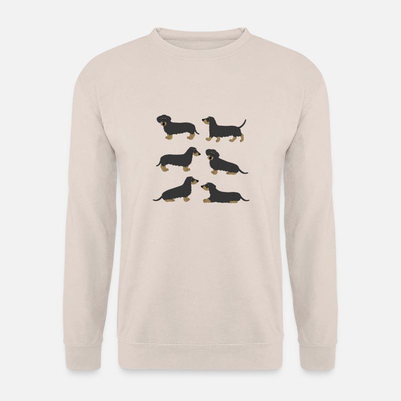 Cheveux brut sélection teckel - Sweat-shirt Unisexe - sable