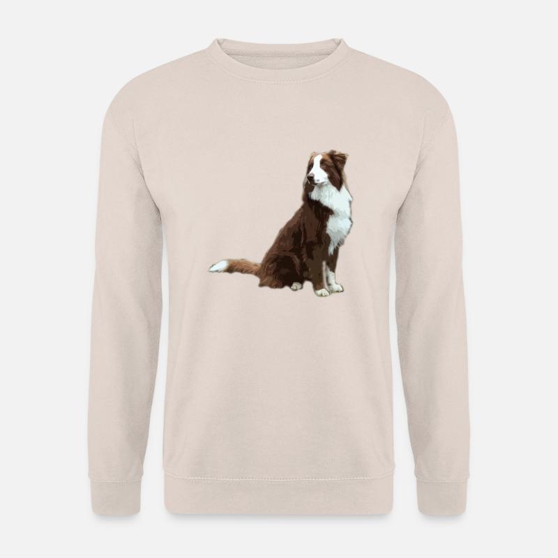 Australian Shepherd süßer Hund sweet Dog - Unisex Pullover - Sand