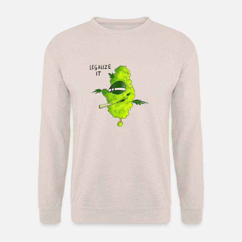 weed - Unisex Pullover - Sand