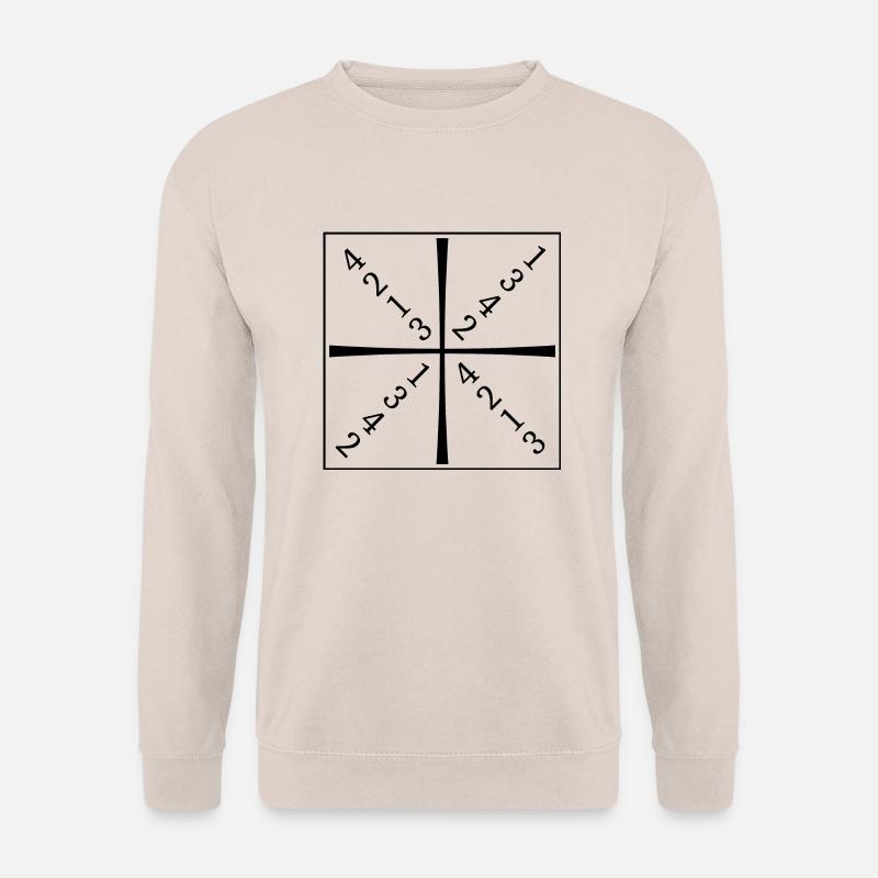 Meyer square - Unisex Pullover - Sand