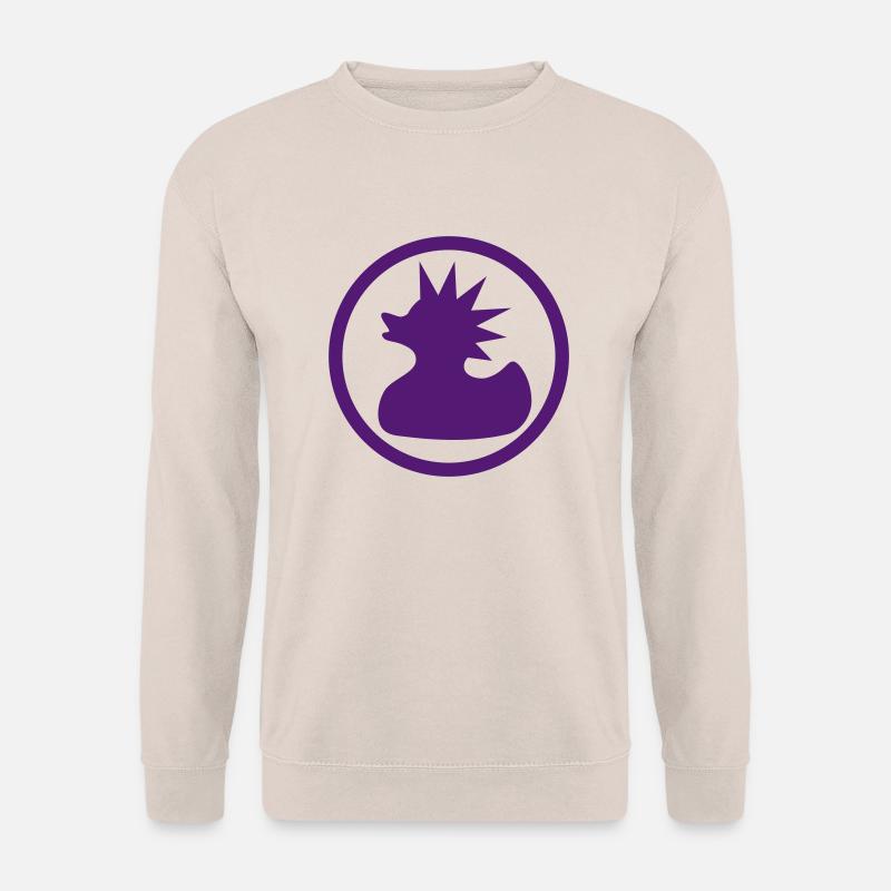 badeente_punk_ring - Unisex Pullover - Sand