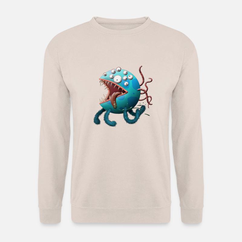 Monster-Möpp - Unisex Pullover - Sand