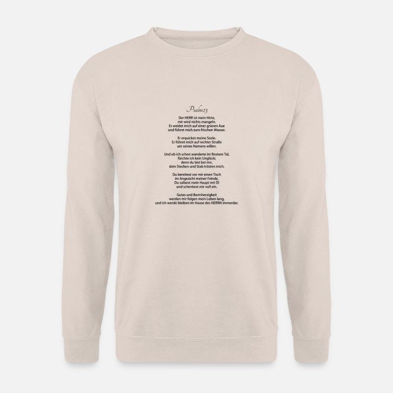 Psalm 23 - Unisex Pullover - Sand